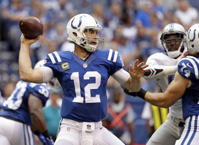 The Indianapolis Colts drafted Andrew Luck as the first overall pick in the 2012 NFL Drafts.