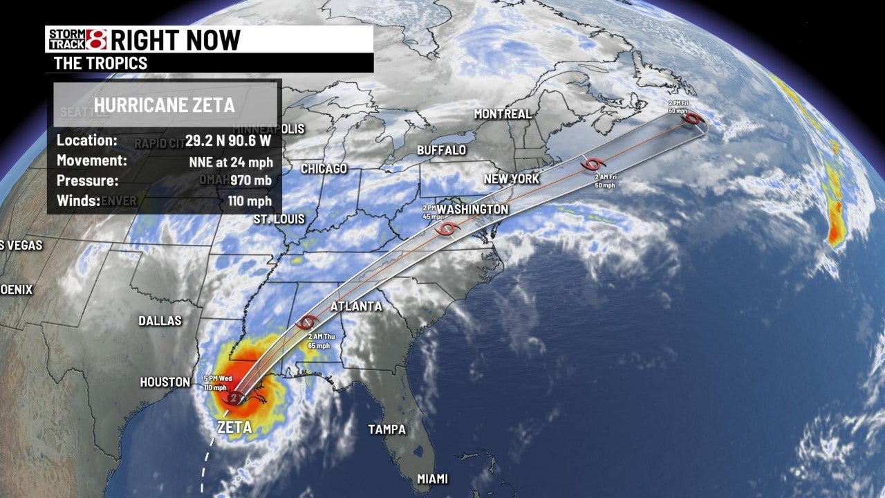 Category 2 Hurricane Zeta batters storm-weary Gulf Coast - WISH-TV