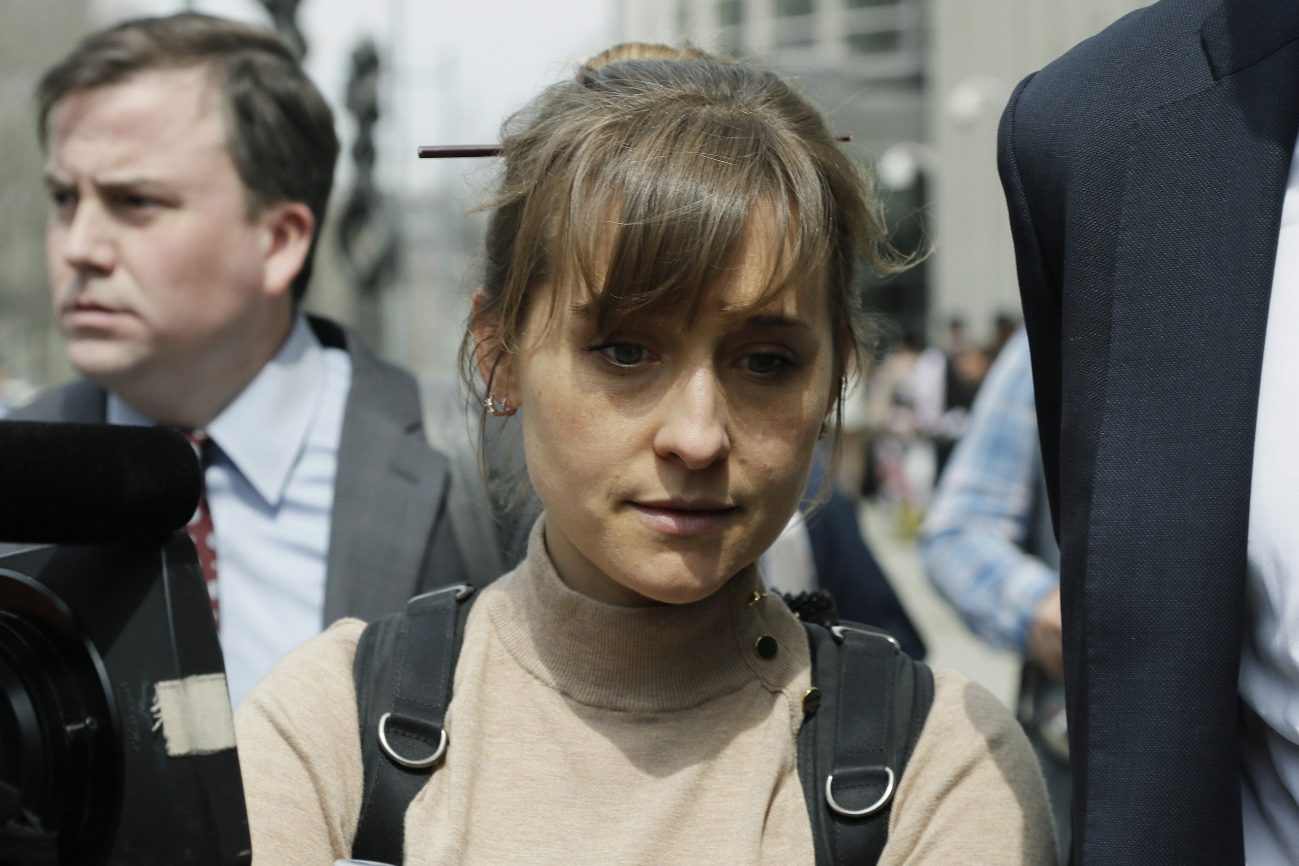 Actor Allison Mack faces sentencing in NXIVM sex-slave case