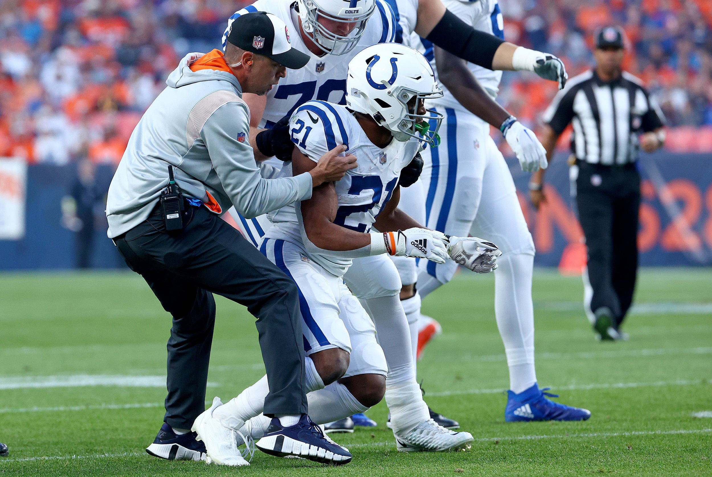 Colts RB Nyheim Hines has a concussion after big hit in Thursday night game,  team says - WISH-TV, Indianapolis News, Indiana Weather