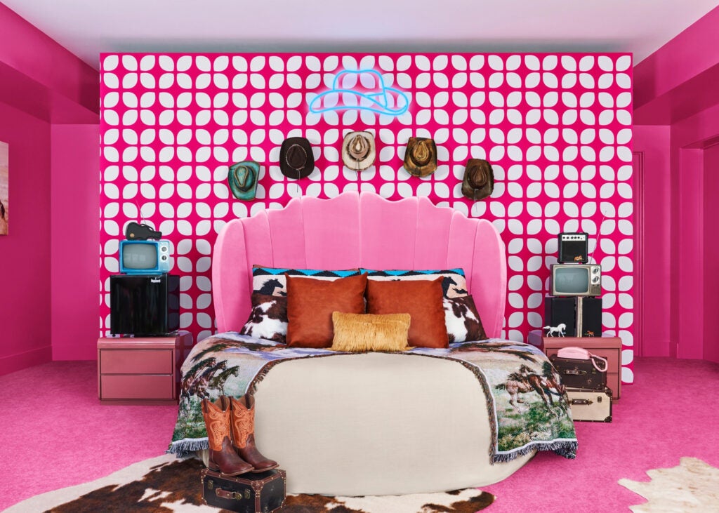 Ken's bedroom inside Barbie's Malibu DreamHouse. (Provided Photo/Airbnb)