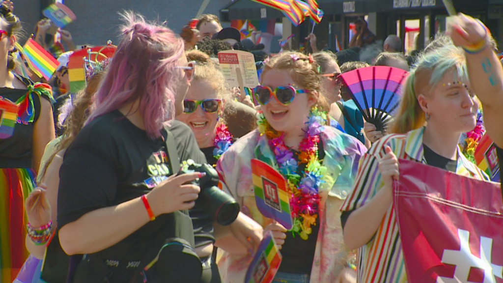 Indy Pride Parade draws thousands, fills downtown with a sea of colors