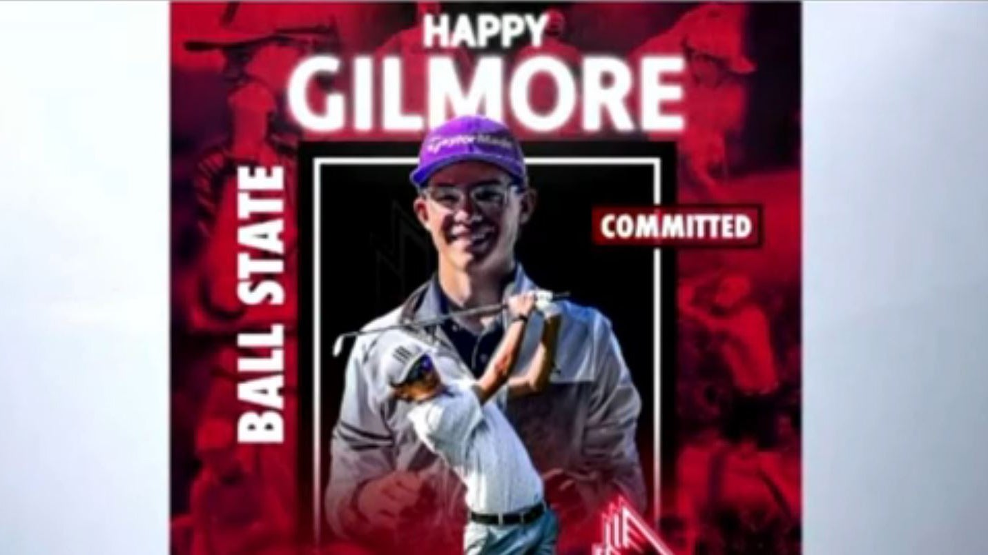 Happy Gilmore hears from Adam Sandler after Ball State commitment: 'Pulling  for you