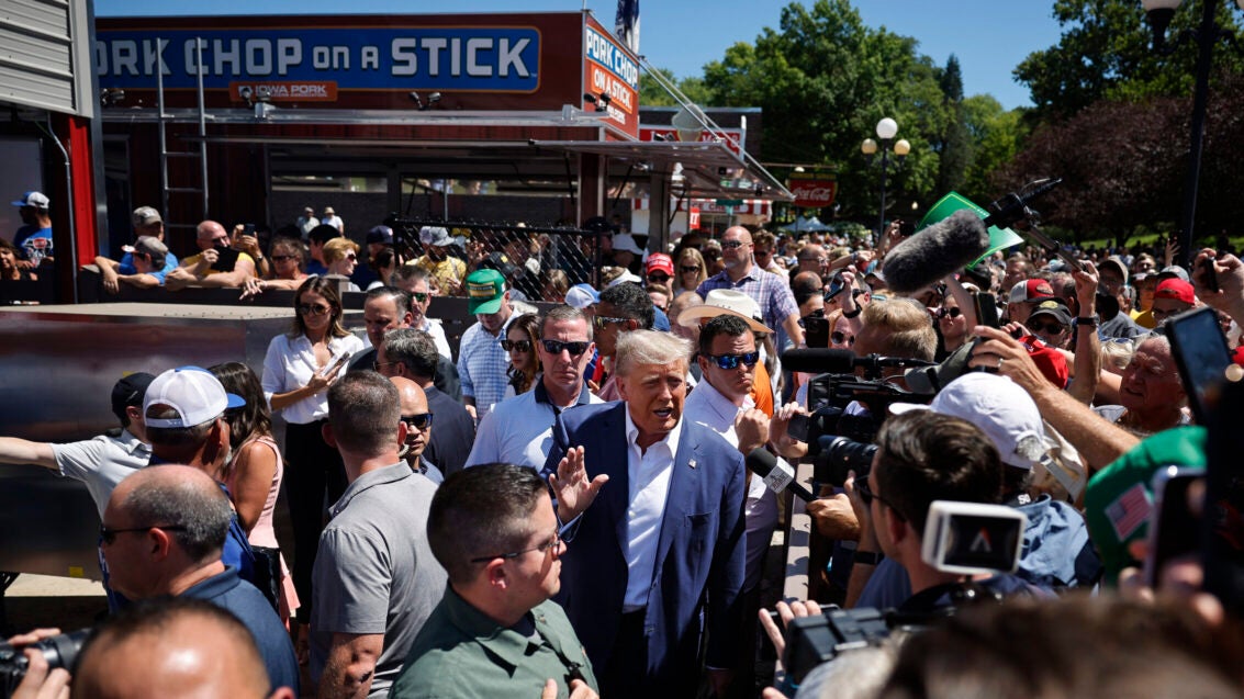 Trump tops Iowa State Fair Straw Poll; Pence finishes in middle of pack
