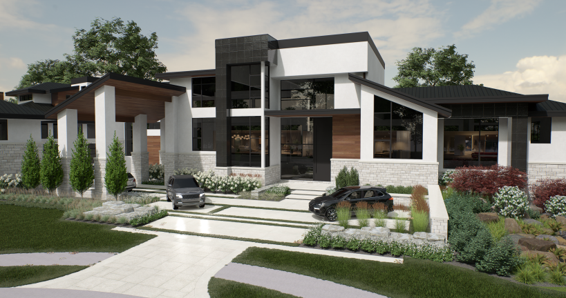 Indianapolis Monthly Dream Home 2023 entry view
