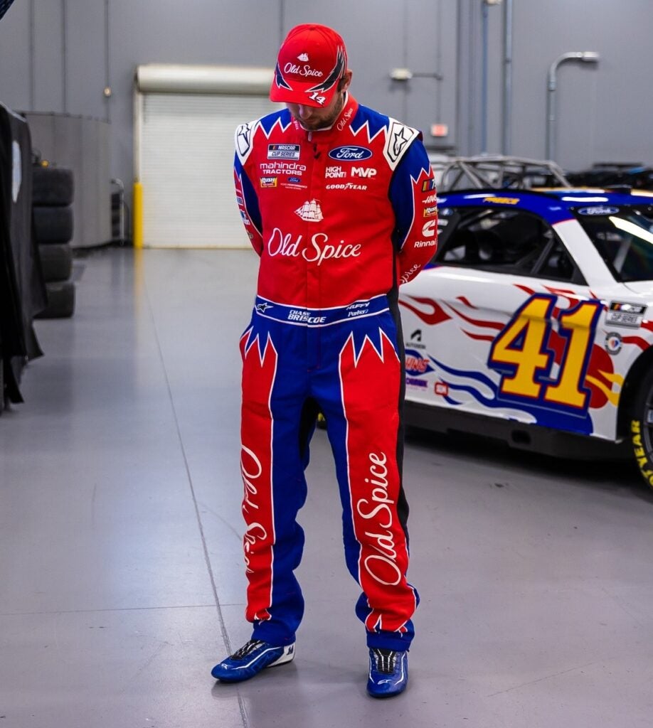 The Stewart-Haas Racing duo of Chase Briscoe and Ryan Preece will be driving race cars inspired by the classic comedy film "Talladega Nights" during Sunday's YellaWood 500 at Talladega Superspeedway. (Provided Photo/Stewart-Haas Racing)