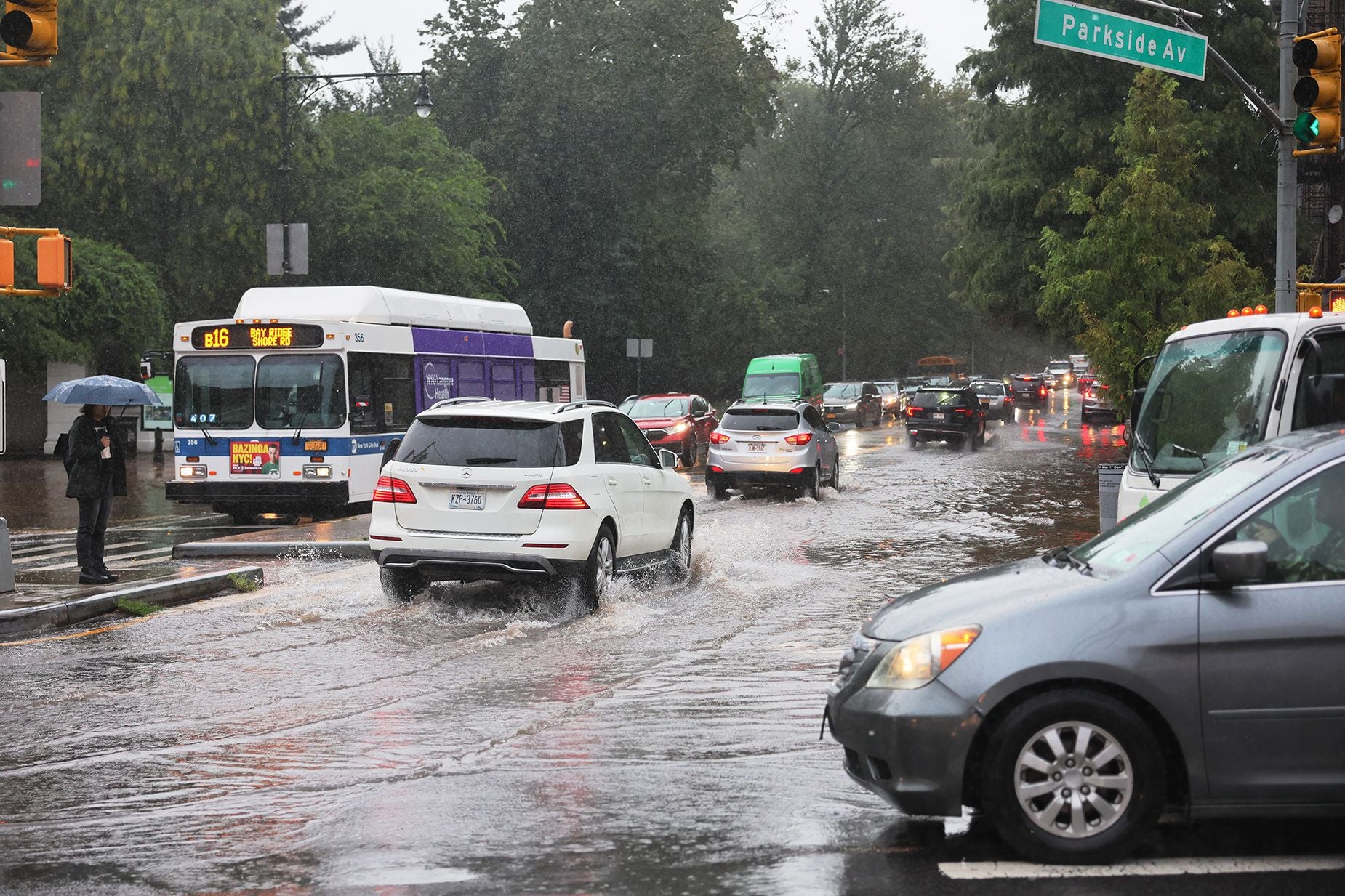 How to drive through floodwater and heavy rain
