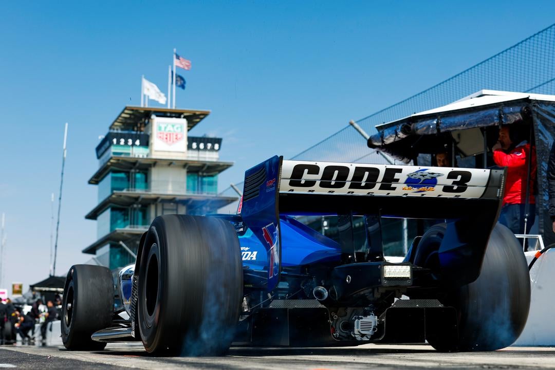 IndyCar tests new hybrid engines on IMS Road Course