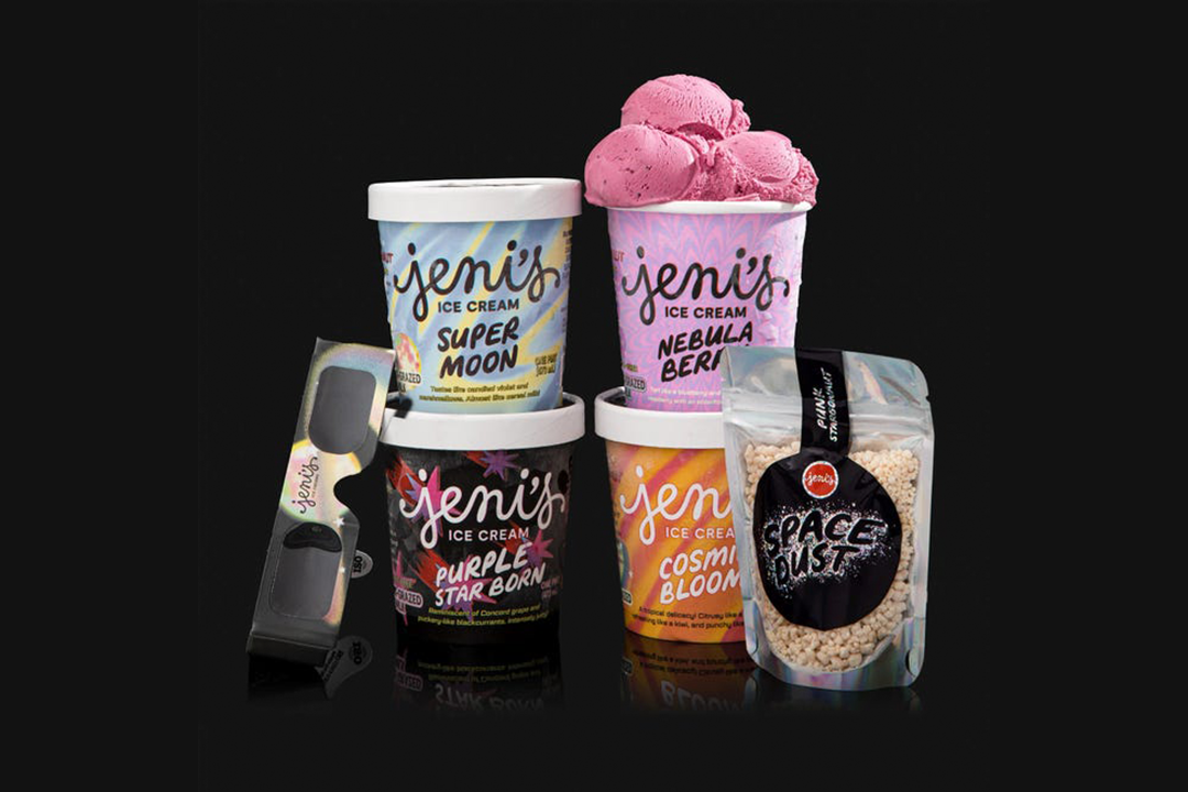 The ice cream team at Jeni's says its Punk Stargonaut Collection is 