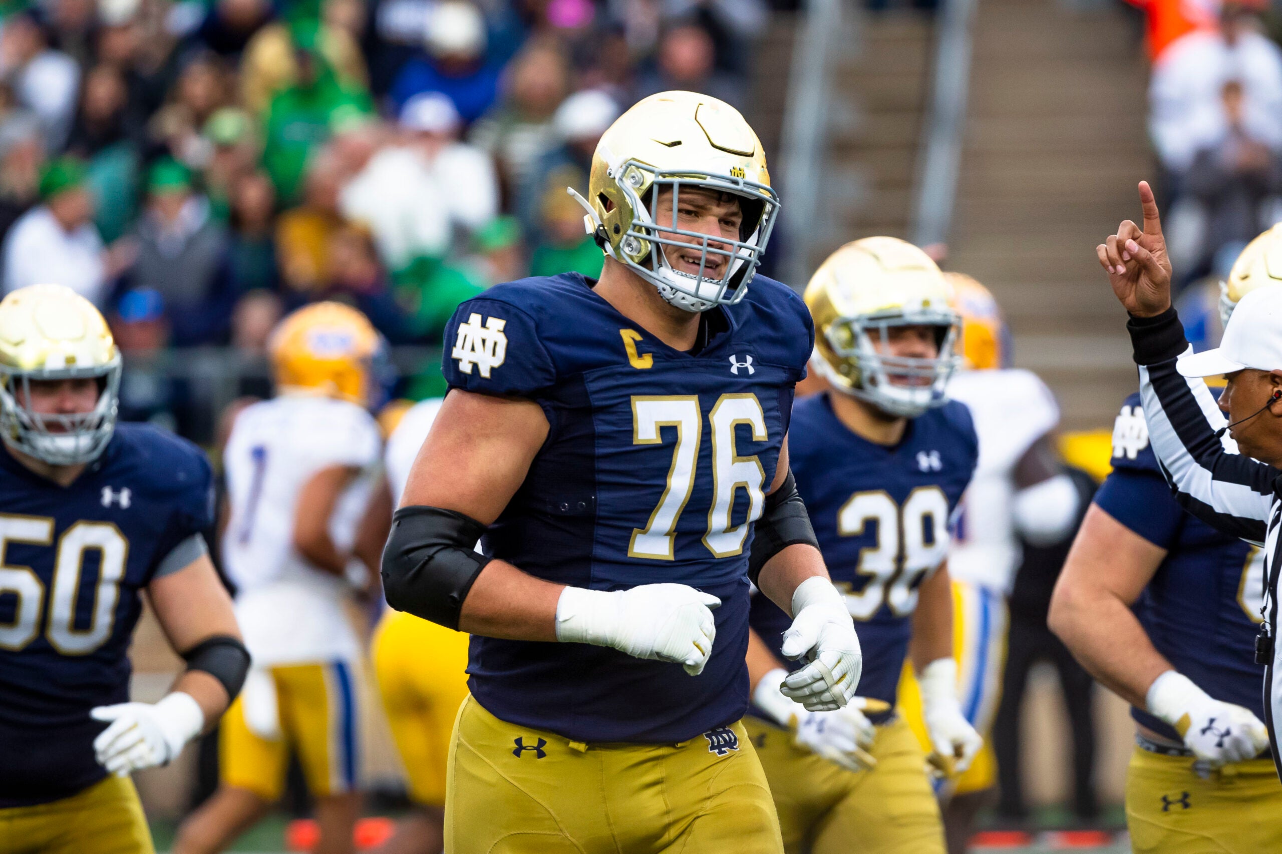 Chargers select Notre Dame OT Joe Alt with fifth pick in NFL draft