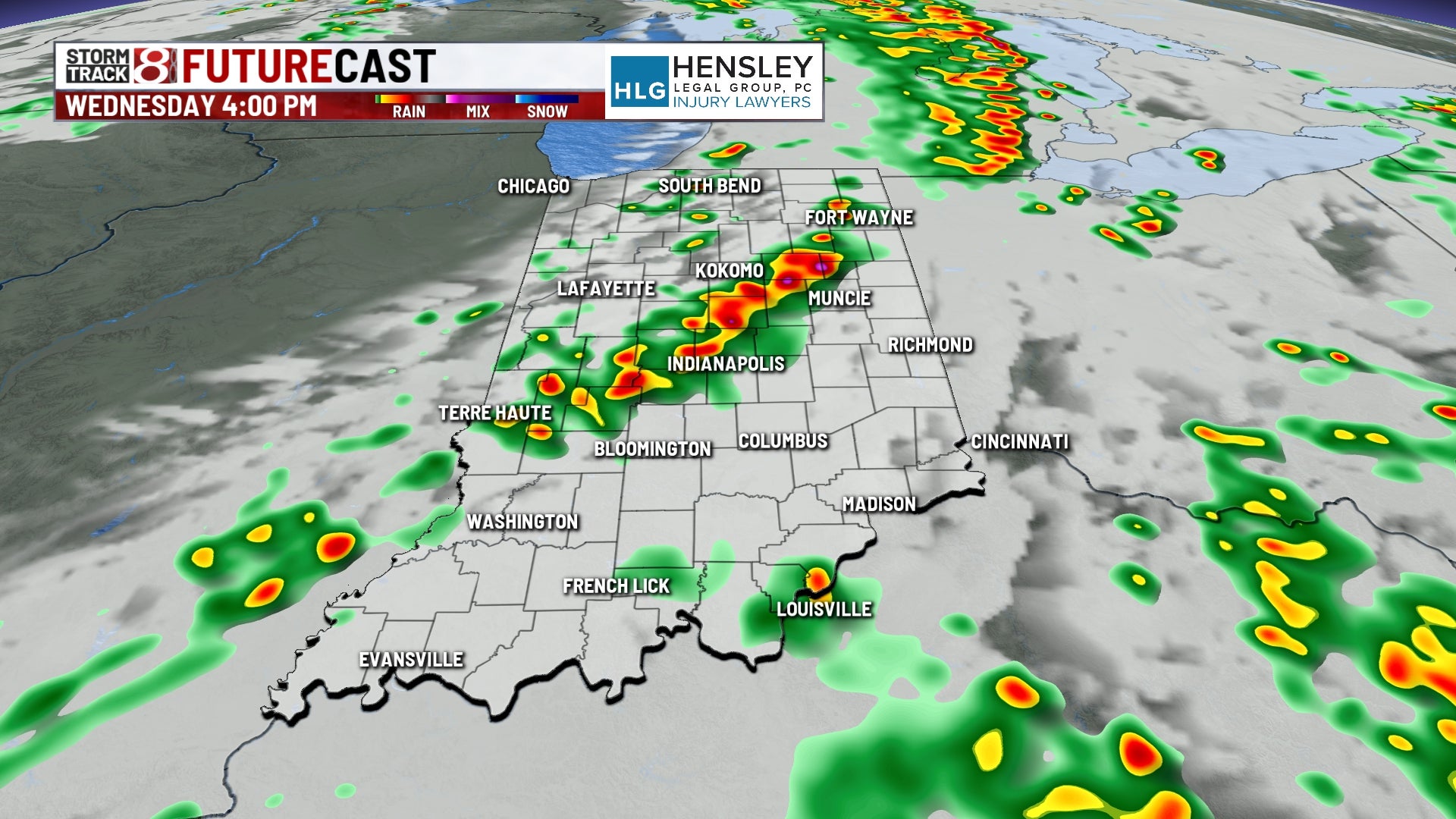 Very humid Wednesday with afternoon storms