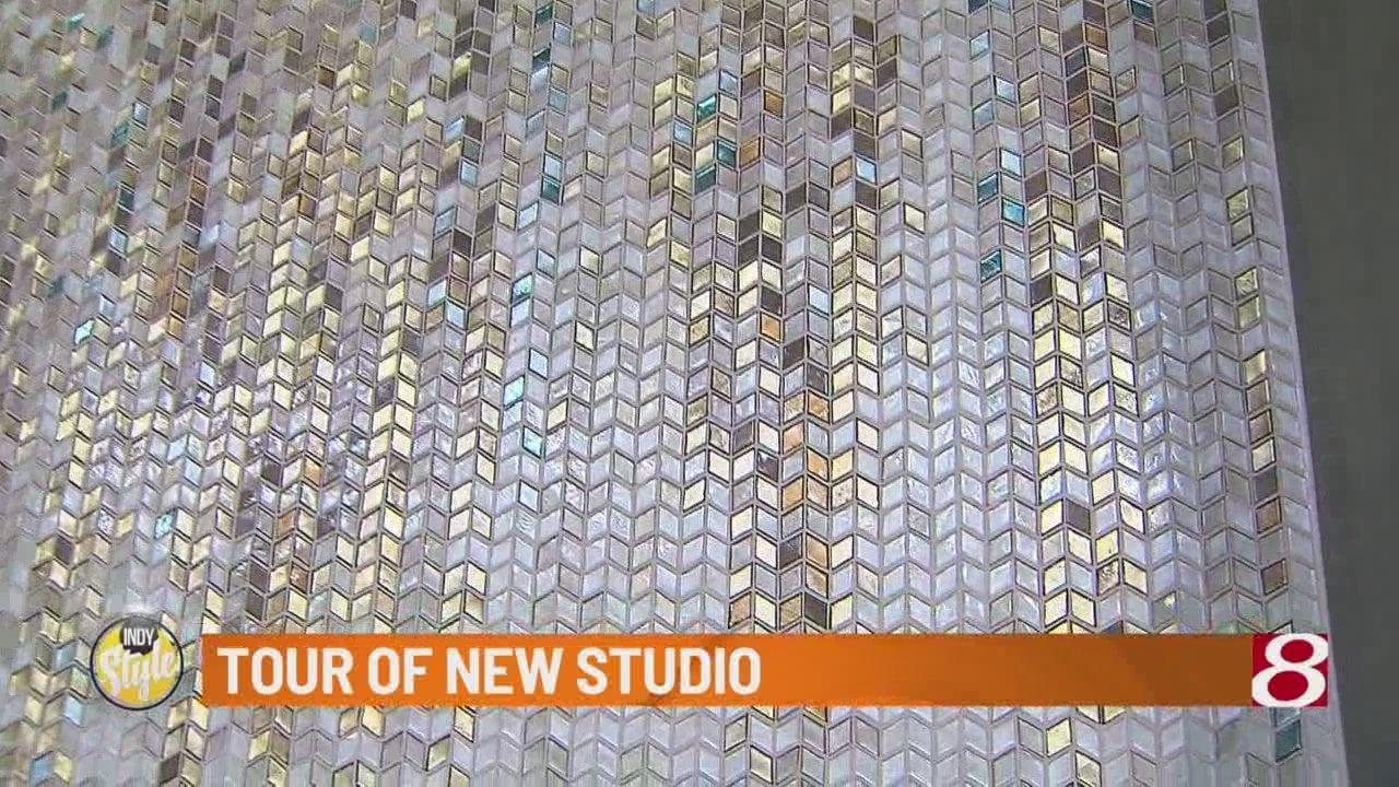 Natural Stone & Tile outfits the new Indy Style studio with stylish wall coverings